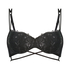 Soutien-gorge bustier rembourré à armatures Mila, Noir