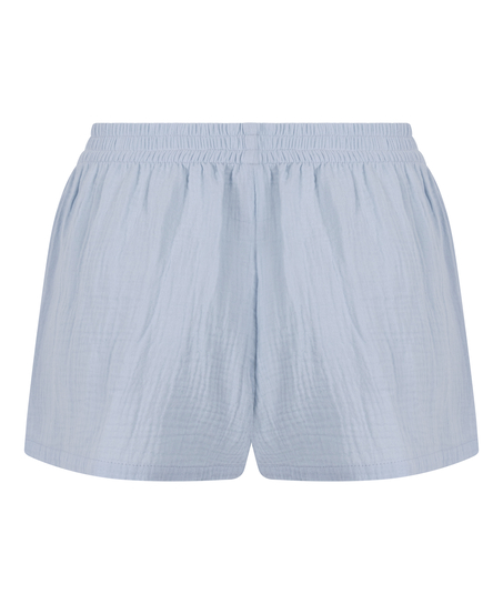 Mousseline Short, Blauw