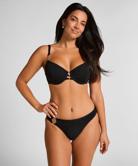 Voorgevormde bikini top Bahamas, Zwart