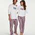 Pyjamaset heren, Rood
