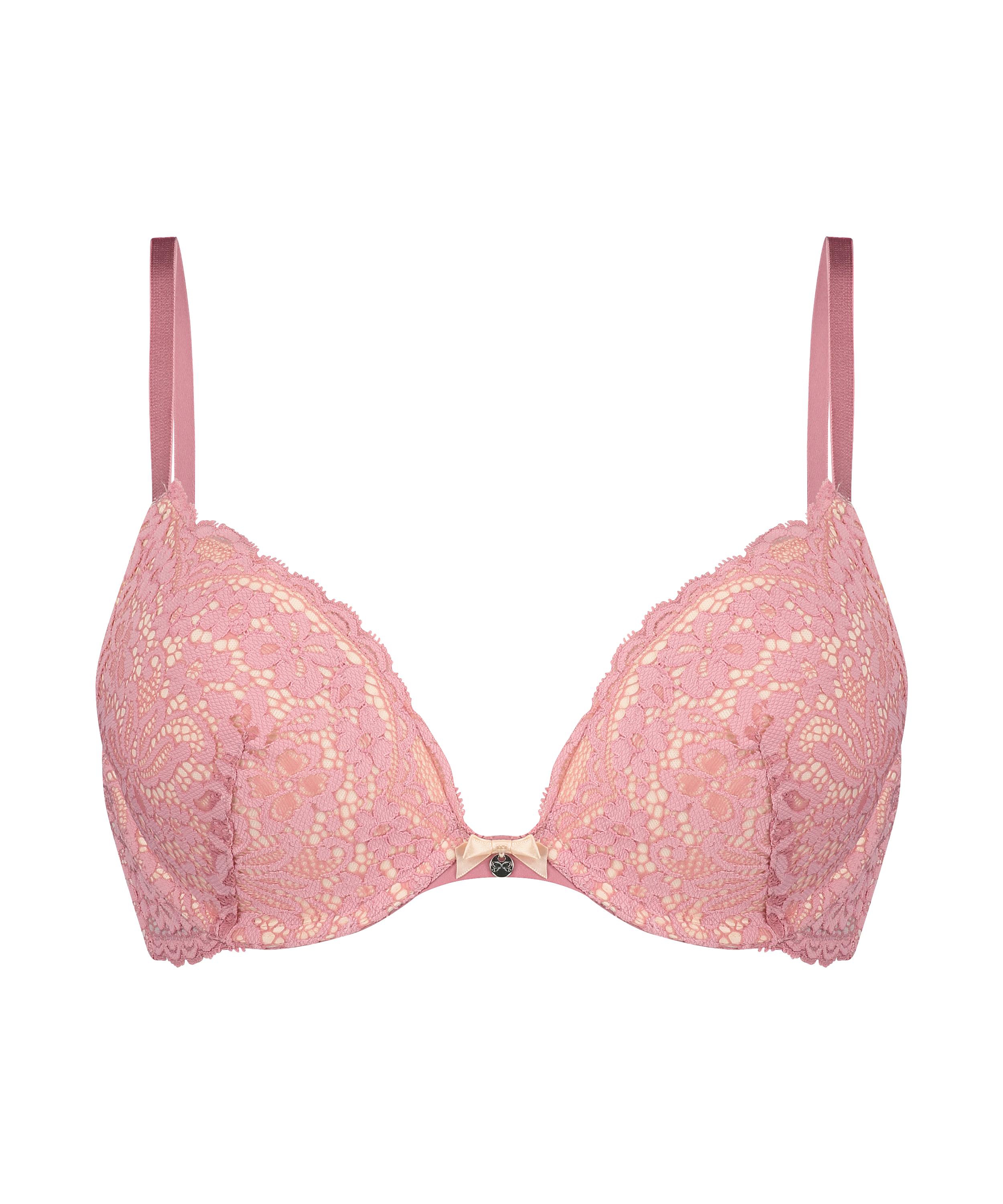 Soutien-gorge push-up à armatures rembourré Rose, Pourpre, main