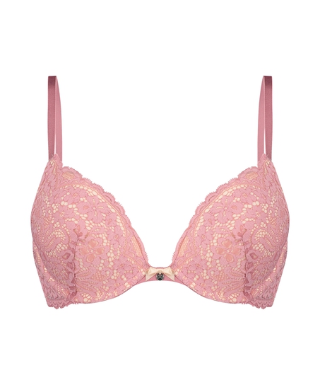 Soutien-gorge push-up à armatures rembourré Rose, Pourpre