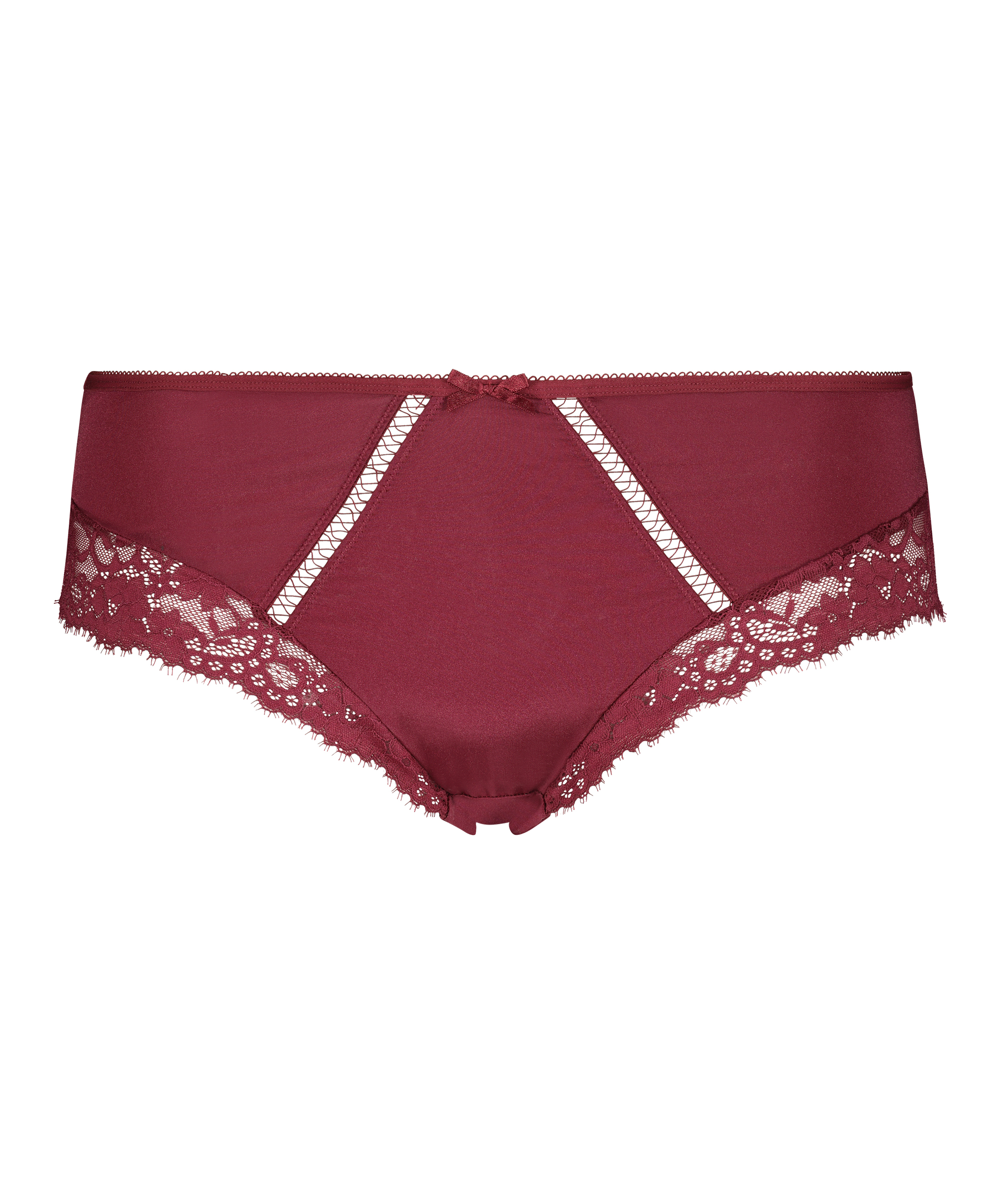 Slip brésilien Yvenne Curvy, Rouge, main