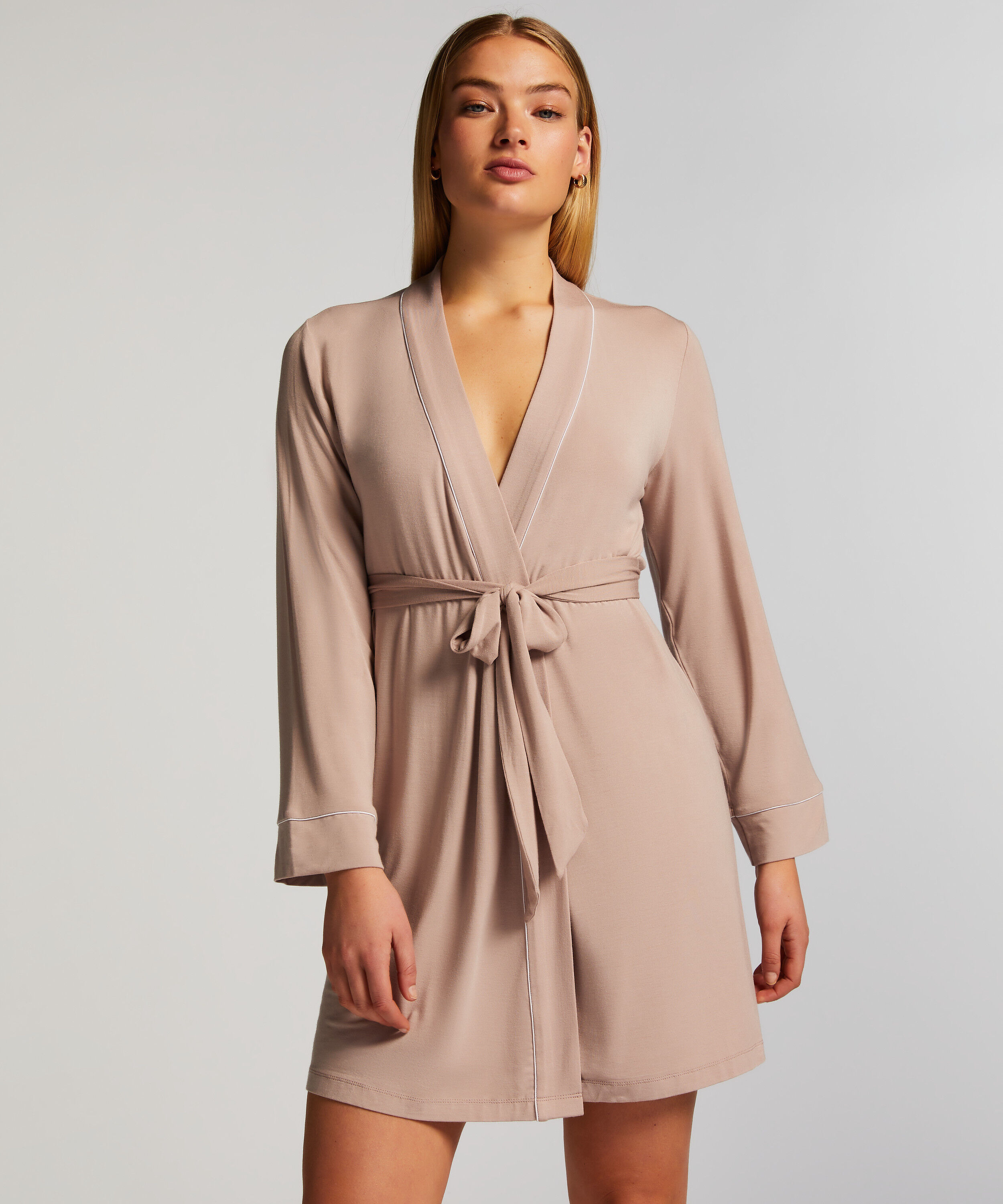 Badjas Jersey Essentials, Beige