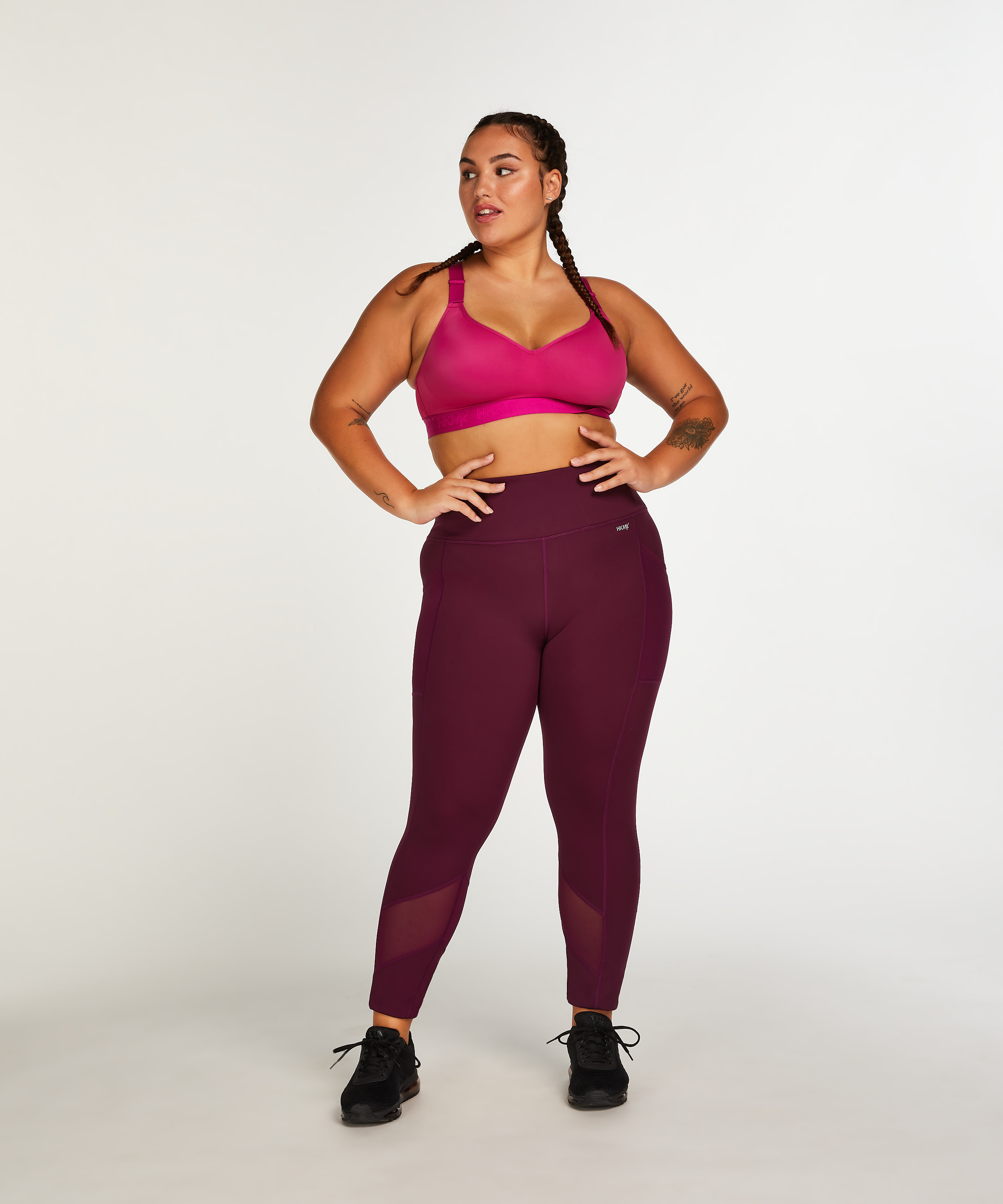 HKMX Legging taille haute Oh My Squat, Pourpre, main