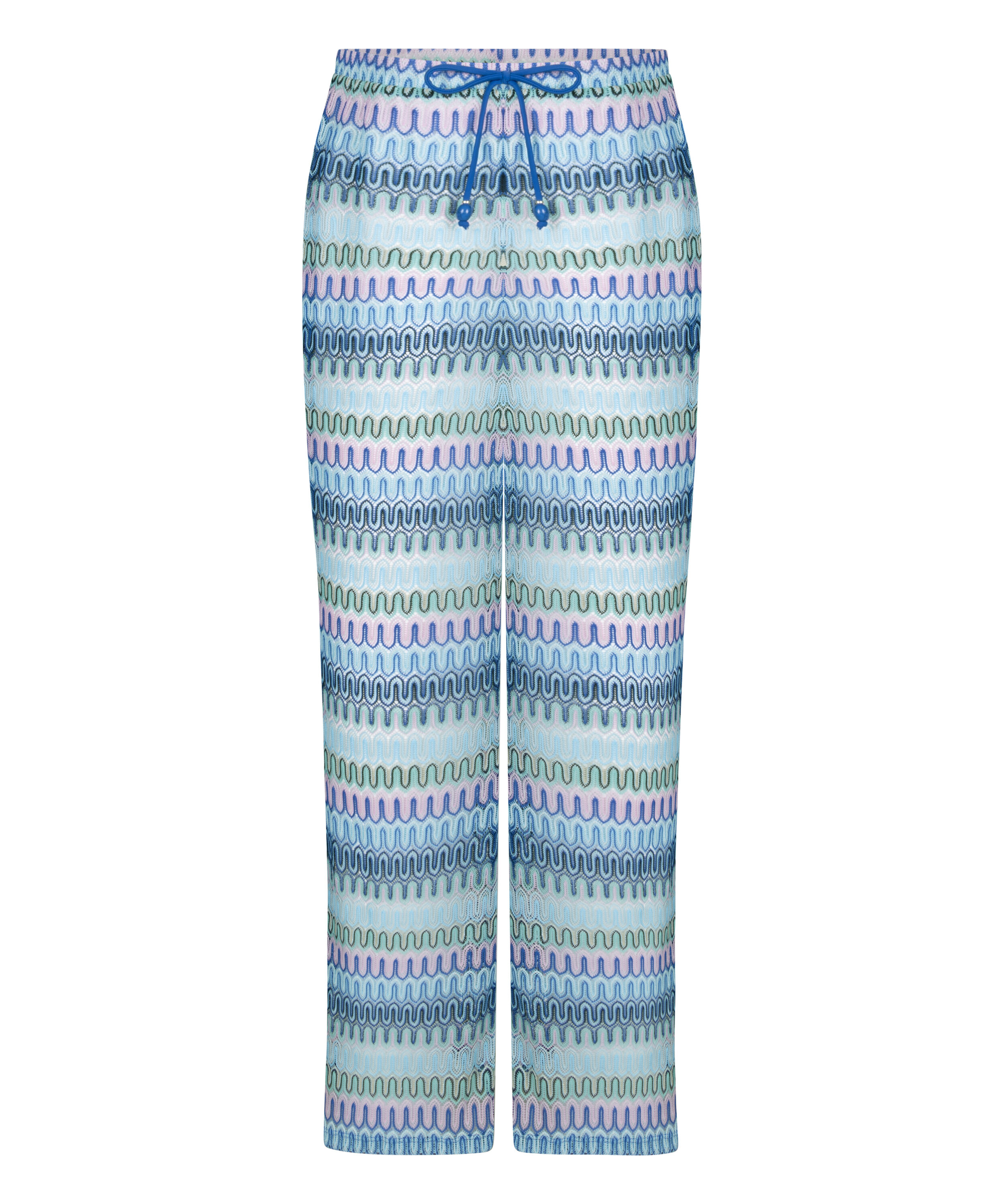 Gehaakte broek Cali, Blauw