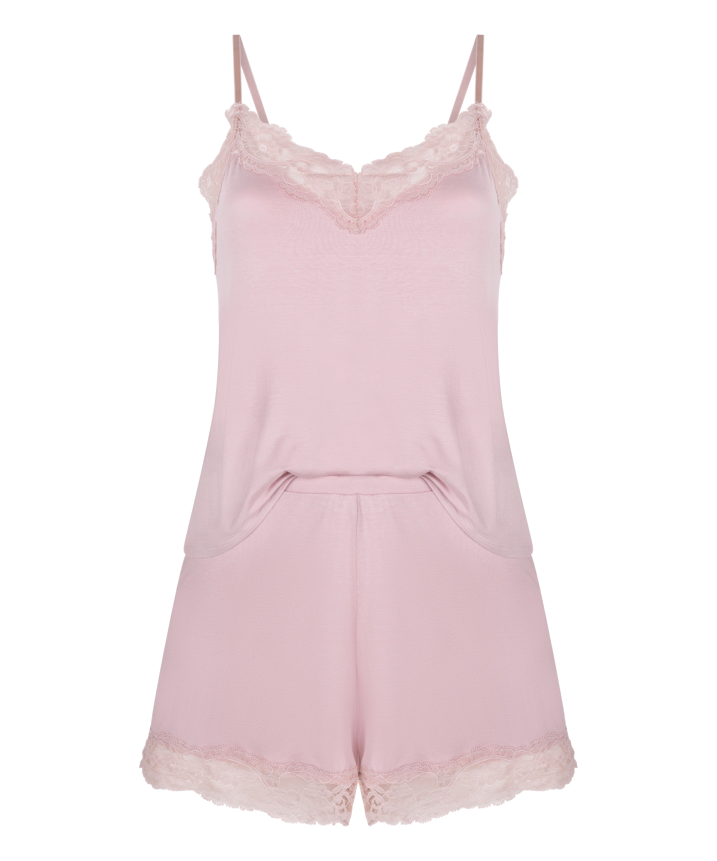 Korte pyjama set, Roze, main
