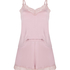 Korte pyjama set, Roze