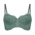 Soutien-gorge à armatures préformé longline Bella, Vert