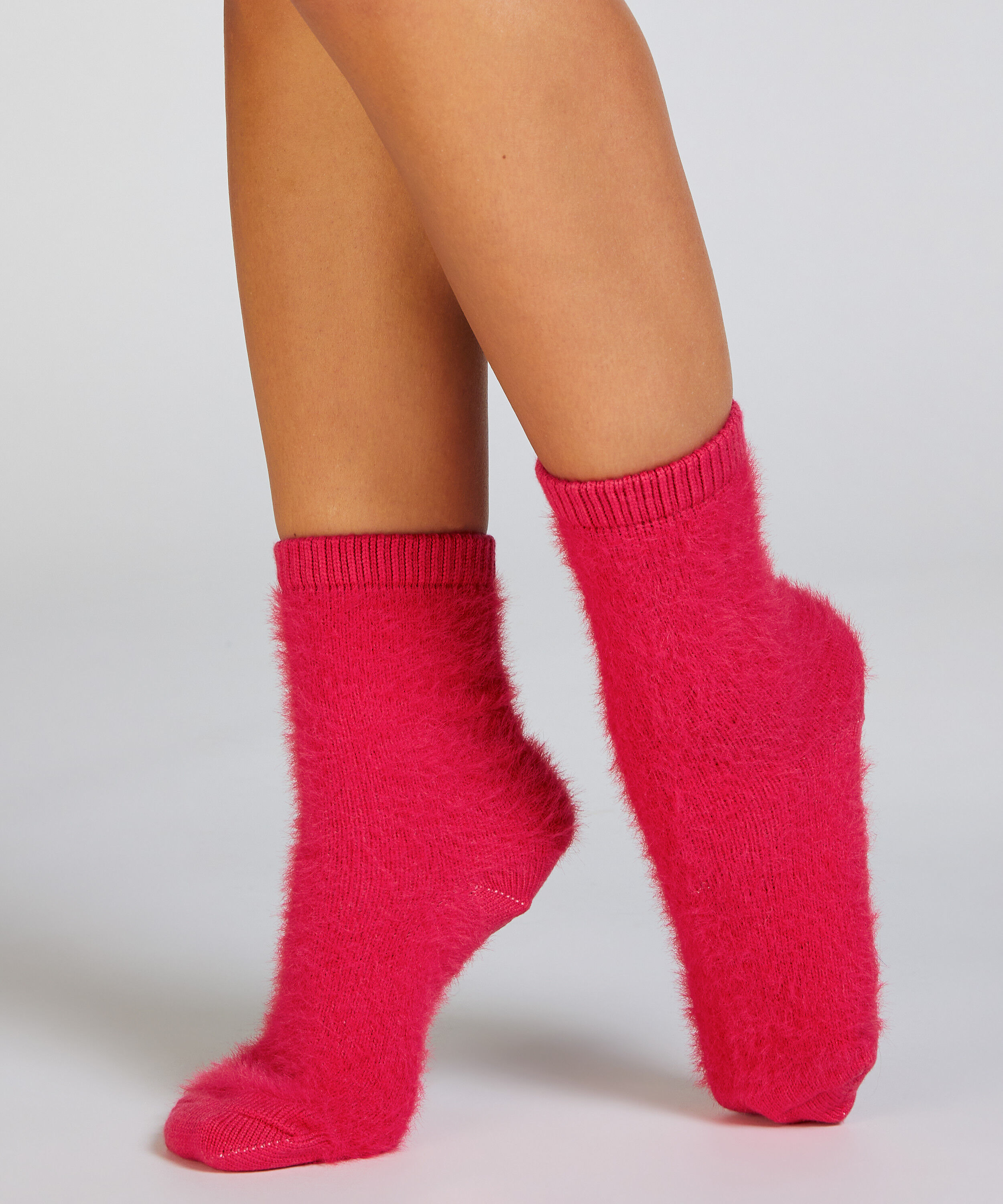 1 paire de chaussettes tricotées, Rose