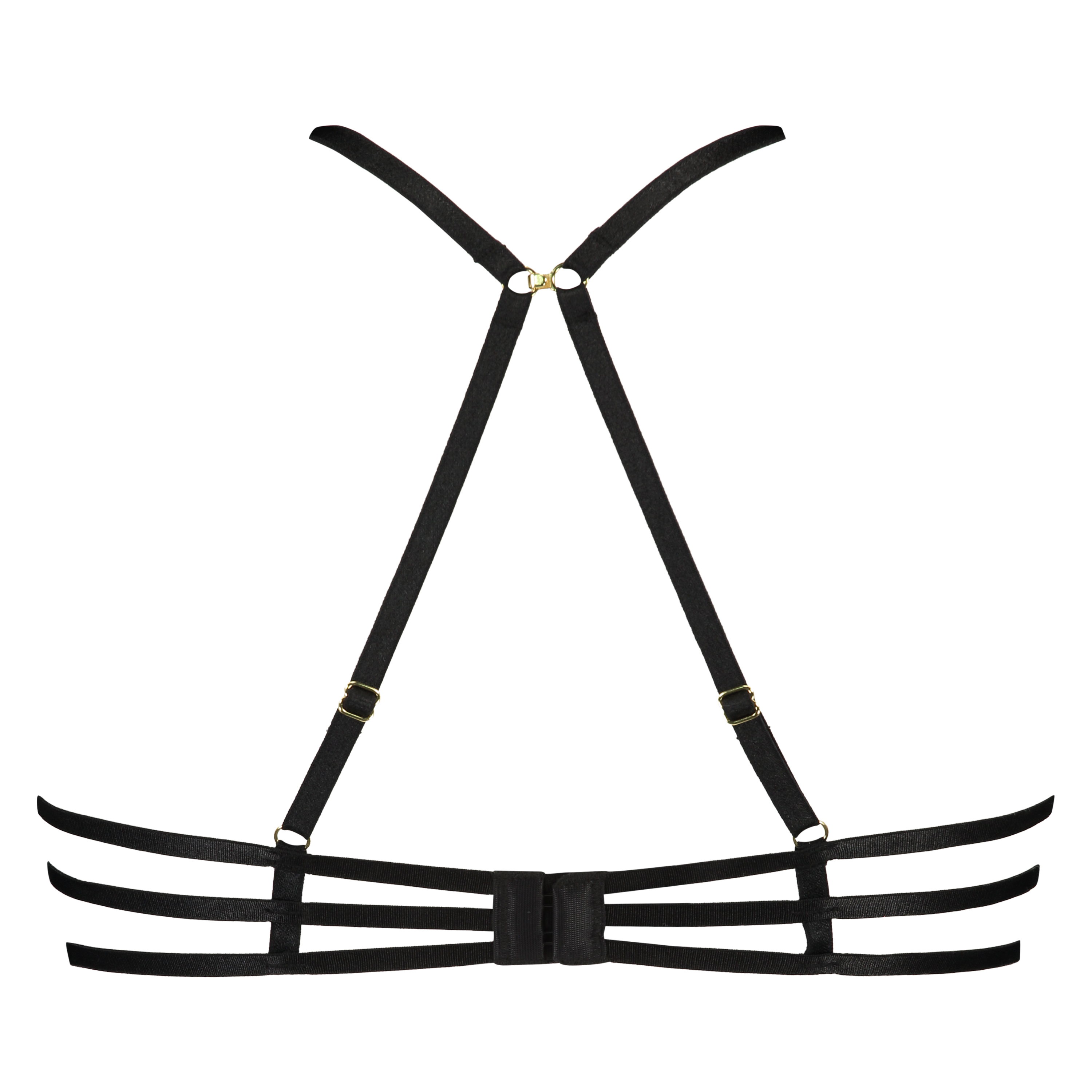 Niet-voorgevormde beugel bh Yuna, Zwart, main