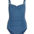 Maillot de bain Shaping Scallop, Bleu