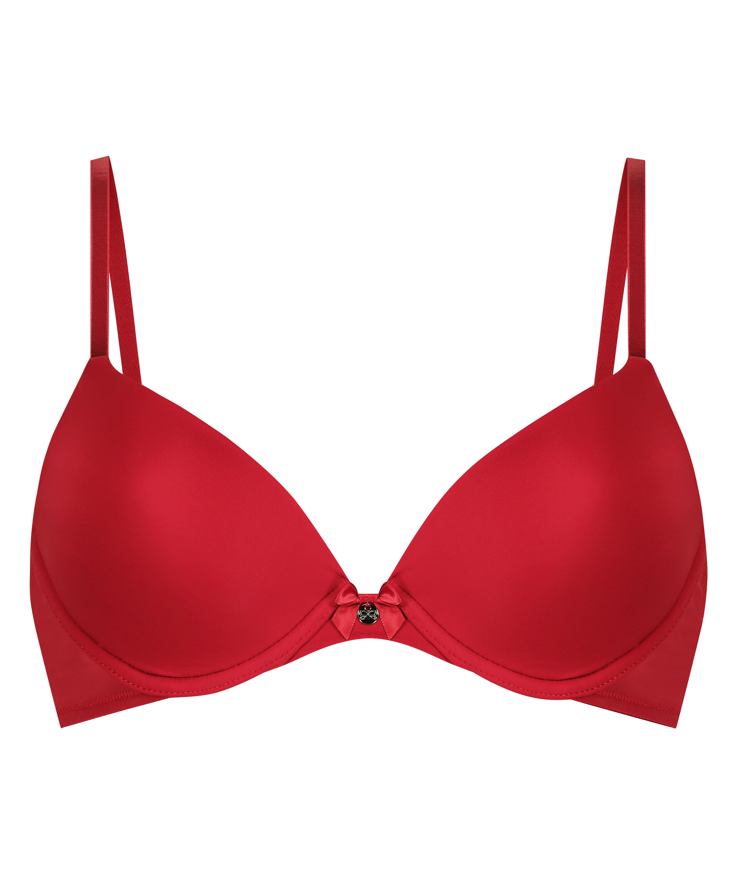 Voorgevormde beugel bh Plunge, Rood