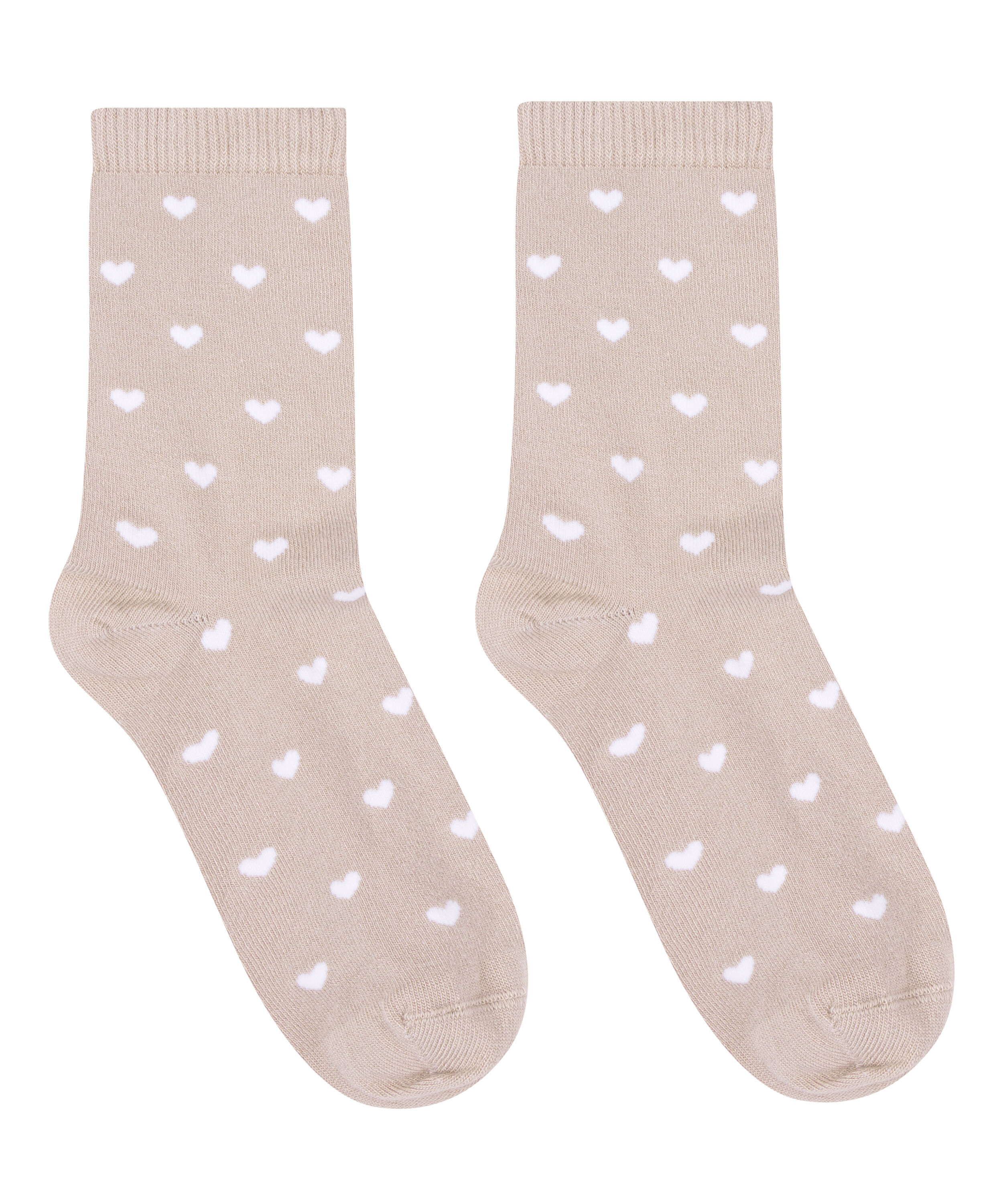 Chaussettes courtes en modal, Beige