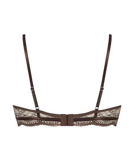 Soutien-gorge non-rembourr&eacute; &agrave; armatures Isabelle, Brun