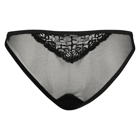 Knickers Cleo tanga, Noir