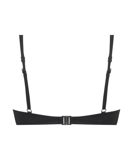 Haut de bikini &agrave; armatures pr&eacute;form&eacute; Luxe Taille E +, Noir