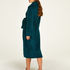 Peignoir Fleece, Bleu