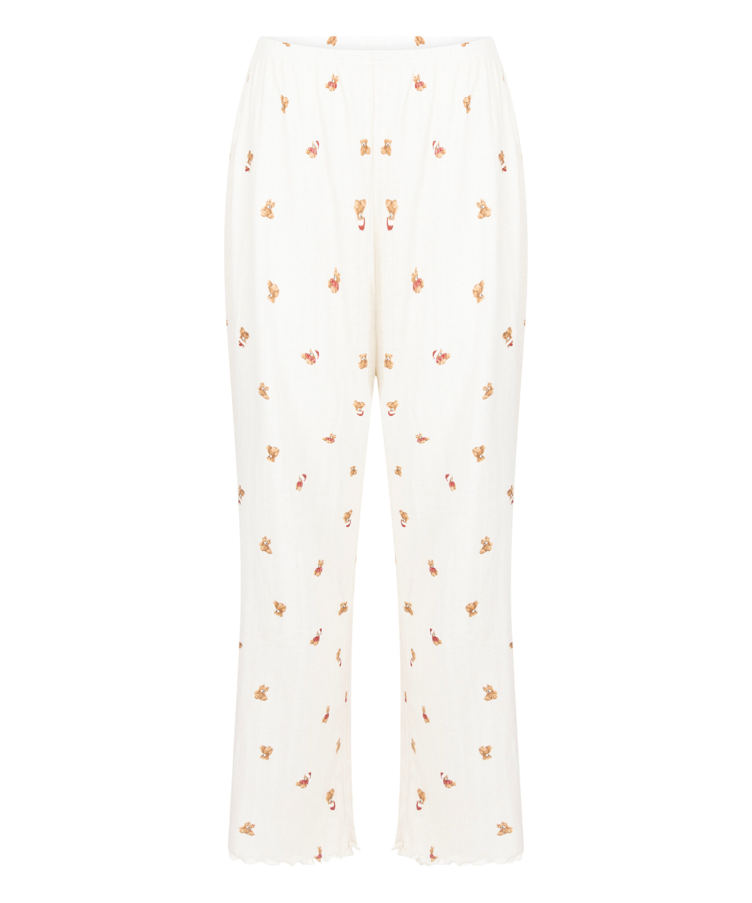 Pantalon de pyjama Pointelle, Blanc