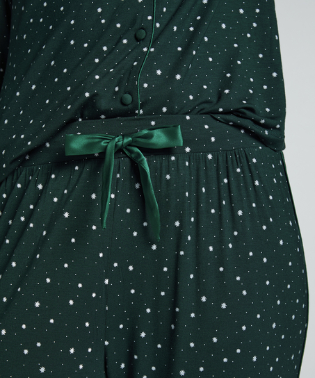 Pyjamabroek Jersey, Groen