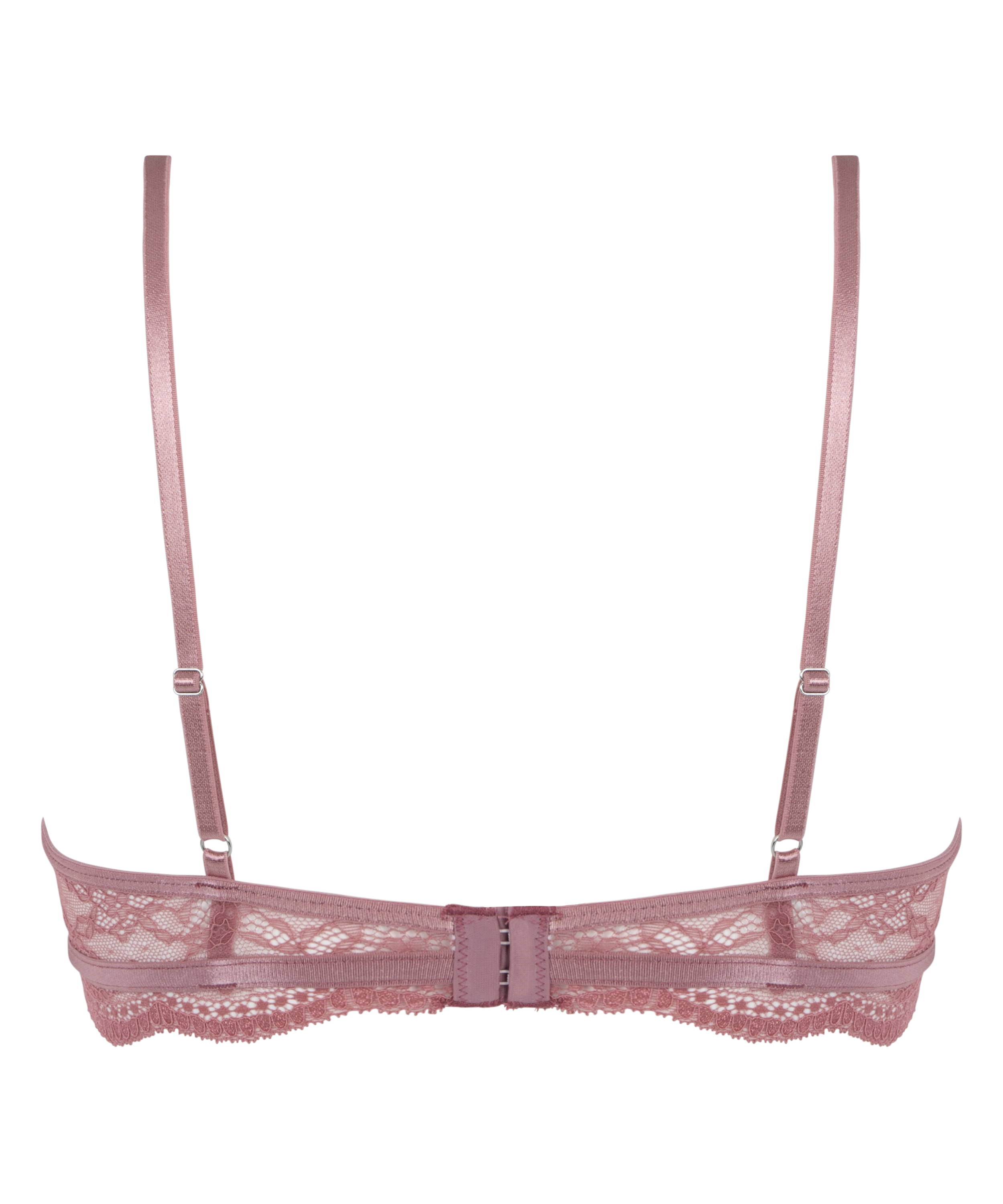Soutien-gorge non-rembourr&eacute; &agrave; armatures Isabelle, Rose, main