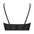 Voorgevormde longline beugel bh Helena, Zwart