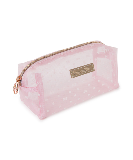 Trousse de maquillage Dot Mesh, Rose