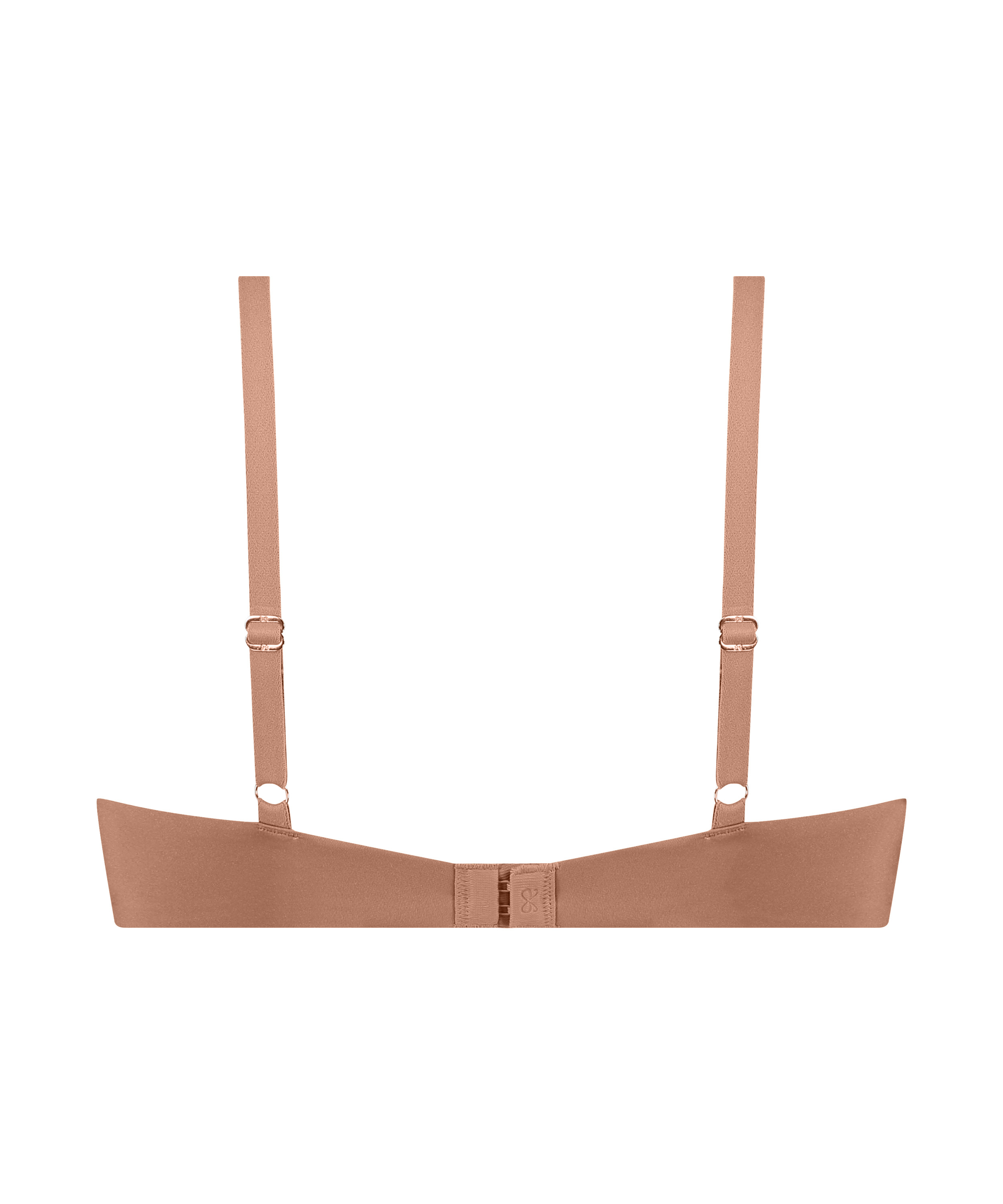 Voorgevormde push-up beugel bh Smooth, Bruin, main