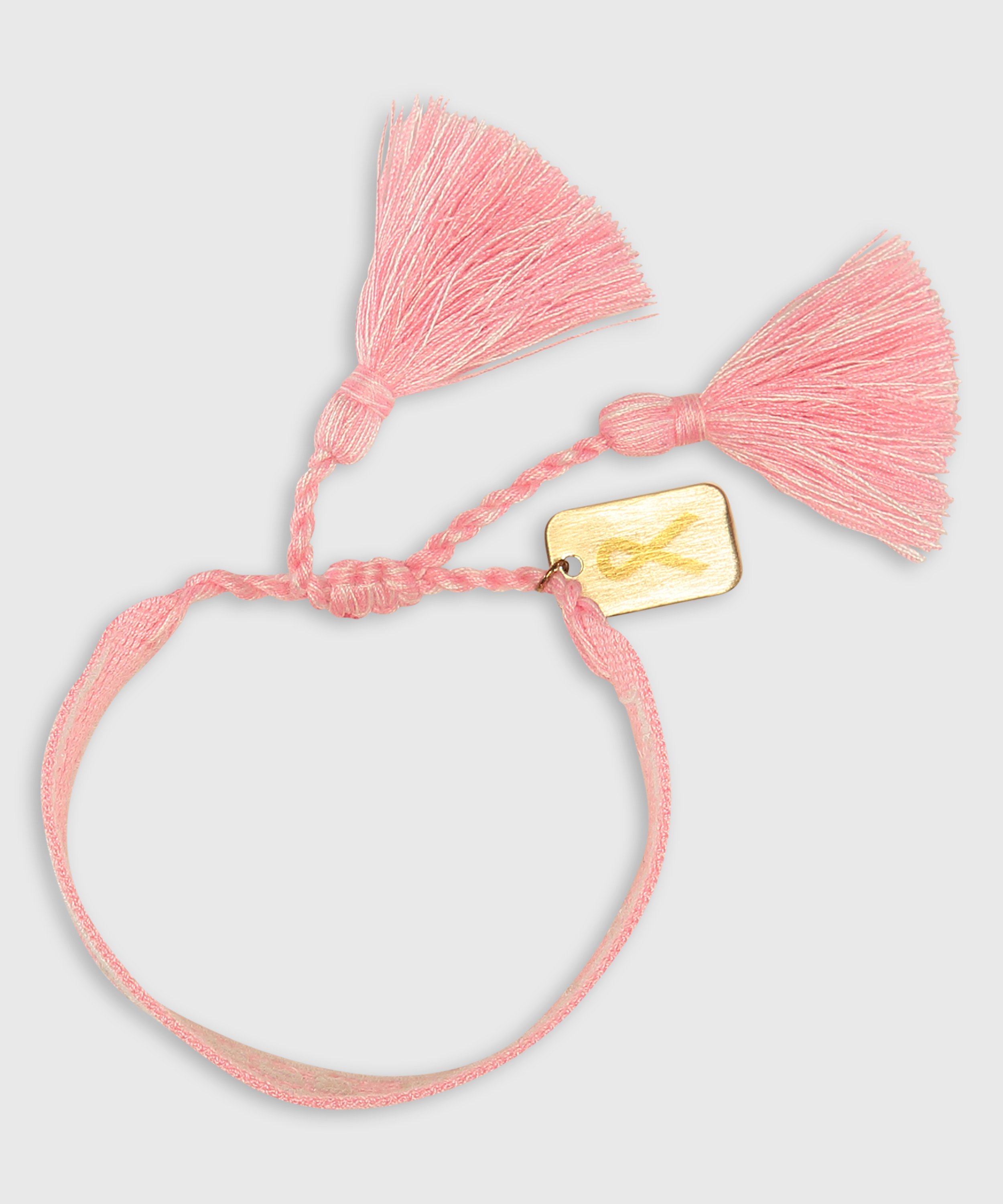 Pink Ribbon Bracelet, Rose, main