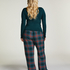 Pyjamabroek Flannel, Groen
