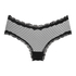 Slip brésilien V-shape mesh, Noir