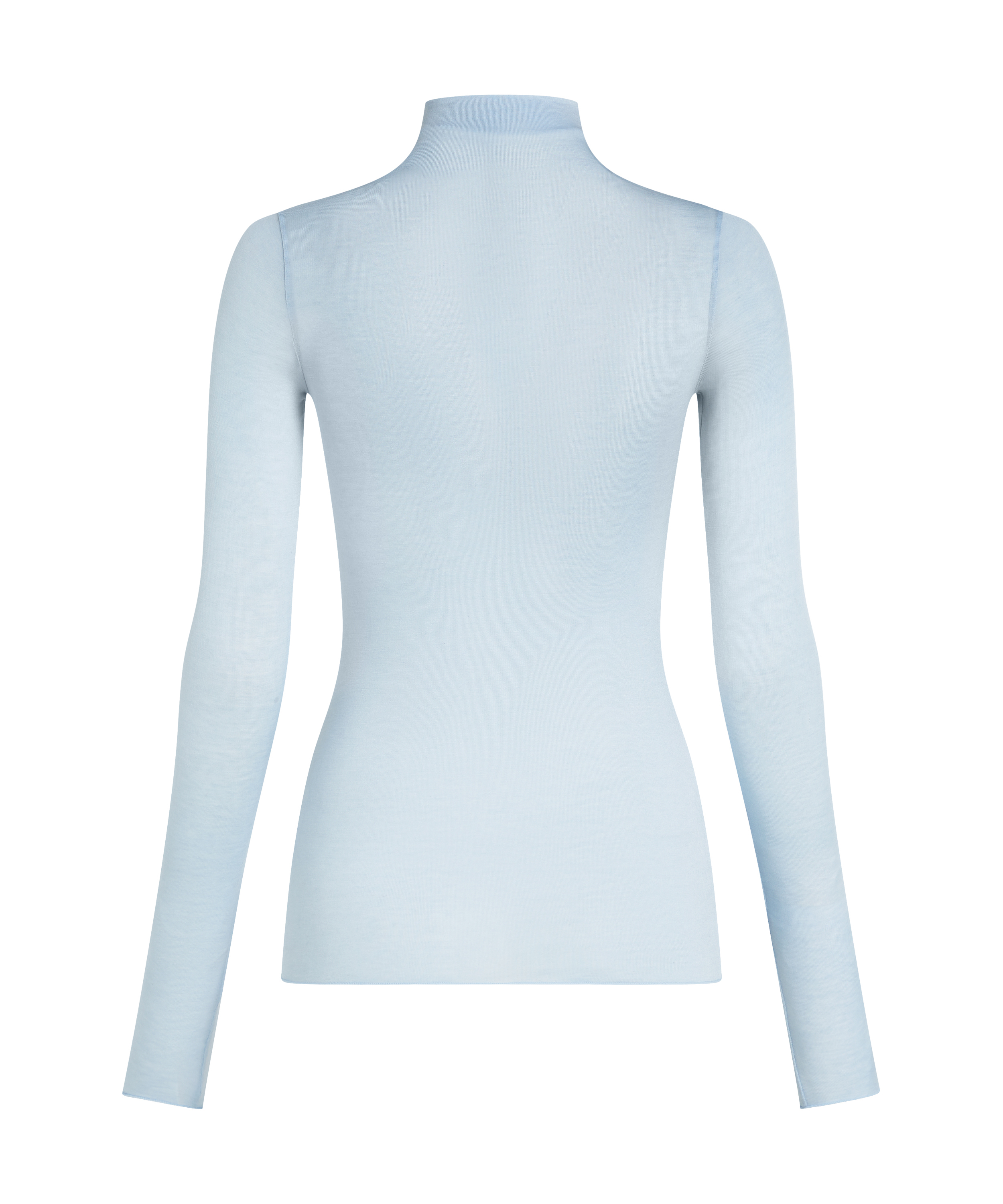 super soft Turtleneck shirt met Cashmere, Blauw, main