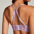 Soutien-gorge à armatures préformé longline Ollie, Pourpre