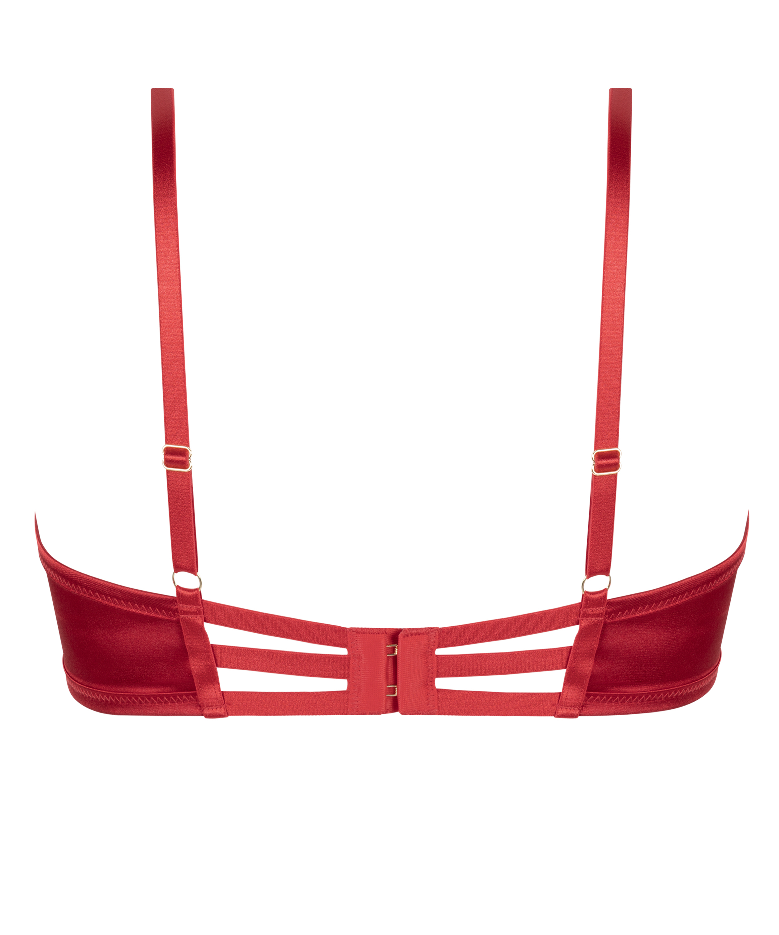 Niet-Voorgevormde Beugel bh Vienna, Rood, main