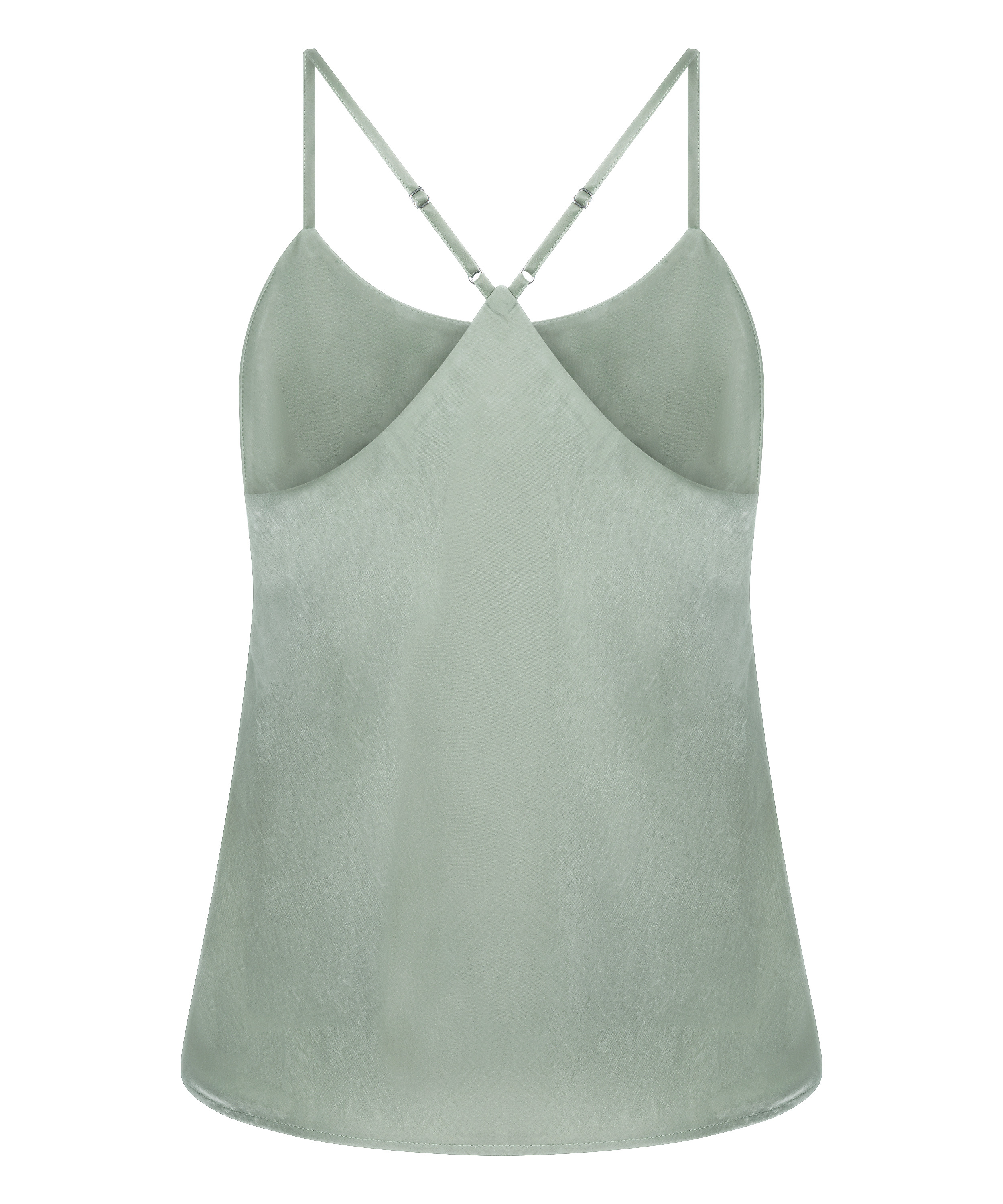 Cami top Satin Ayla, Groen, main
