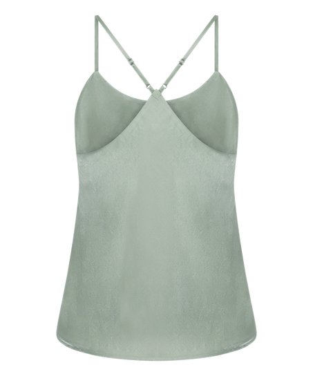 Cami top Satin Ayla, Groen