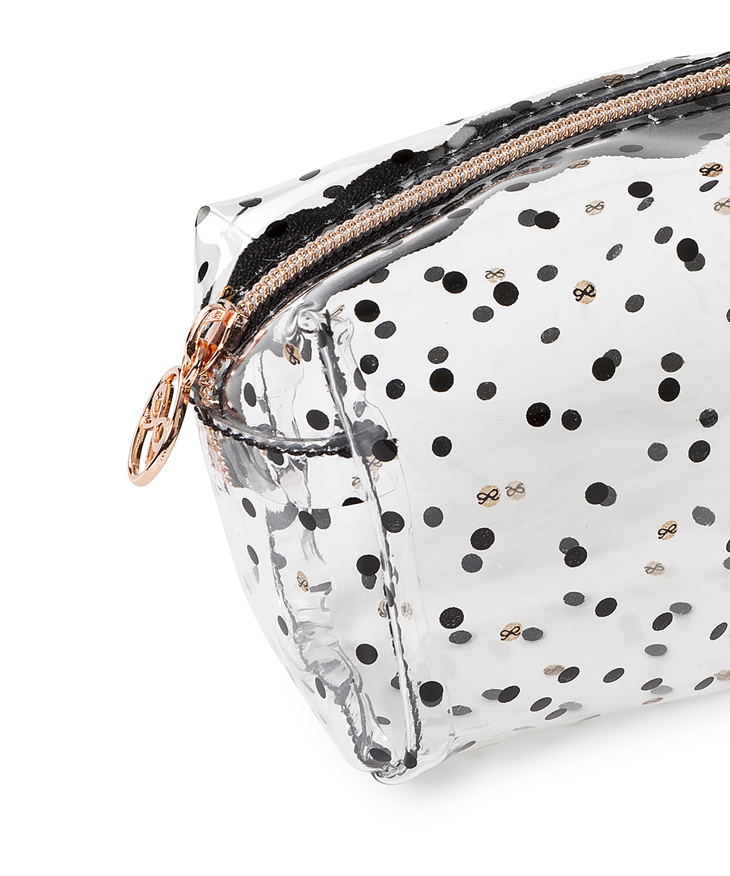 Make-up tas Dot, Zwart, main