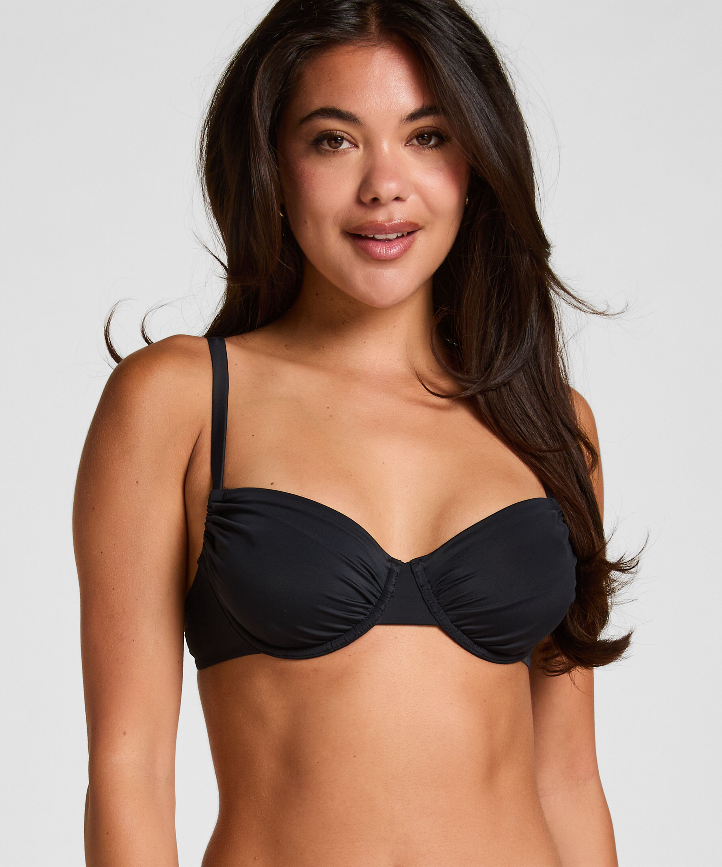 Voorgevormde Beugel Bikinitop Bardolino, Zwart Voorgevormde Beugel Bikinitop Bardolino, Zwart