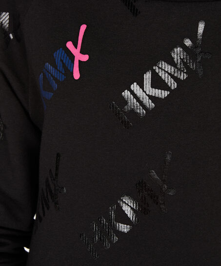 Robe sweat HKMX Oversize, Noir