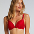 Voorgevormde push-up beugel bh Maya, Rood