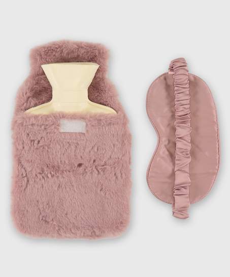 Kruik en oogmasker set, Roze