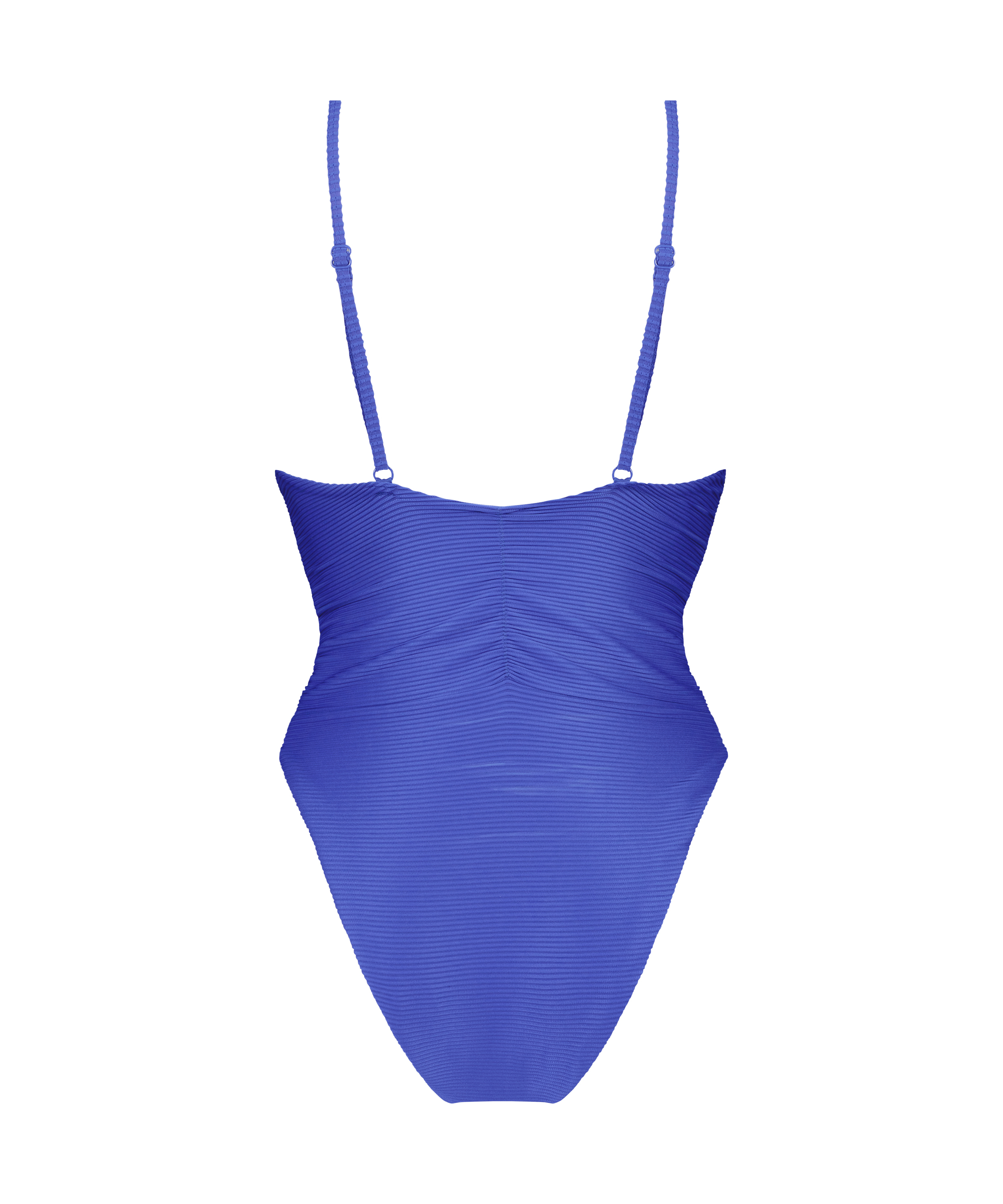 Maillot de bain haut Rib Lagoon, Bleu, main