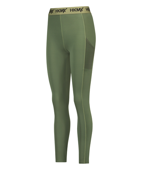 HKMX Regular waisted sport legging, Groen
