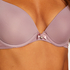 Soutien-gorge &agrave; armatures pr&eacute;form&eacute; Plunge, Pourpre