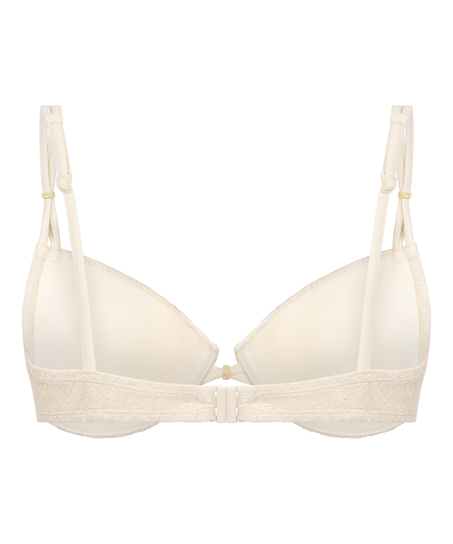 Crochet Bikini Top, Blanc