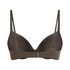 Soutien-gorge à armatures préformé Plunge, Brun