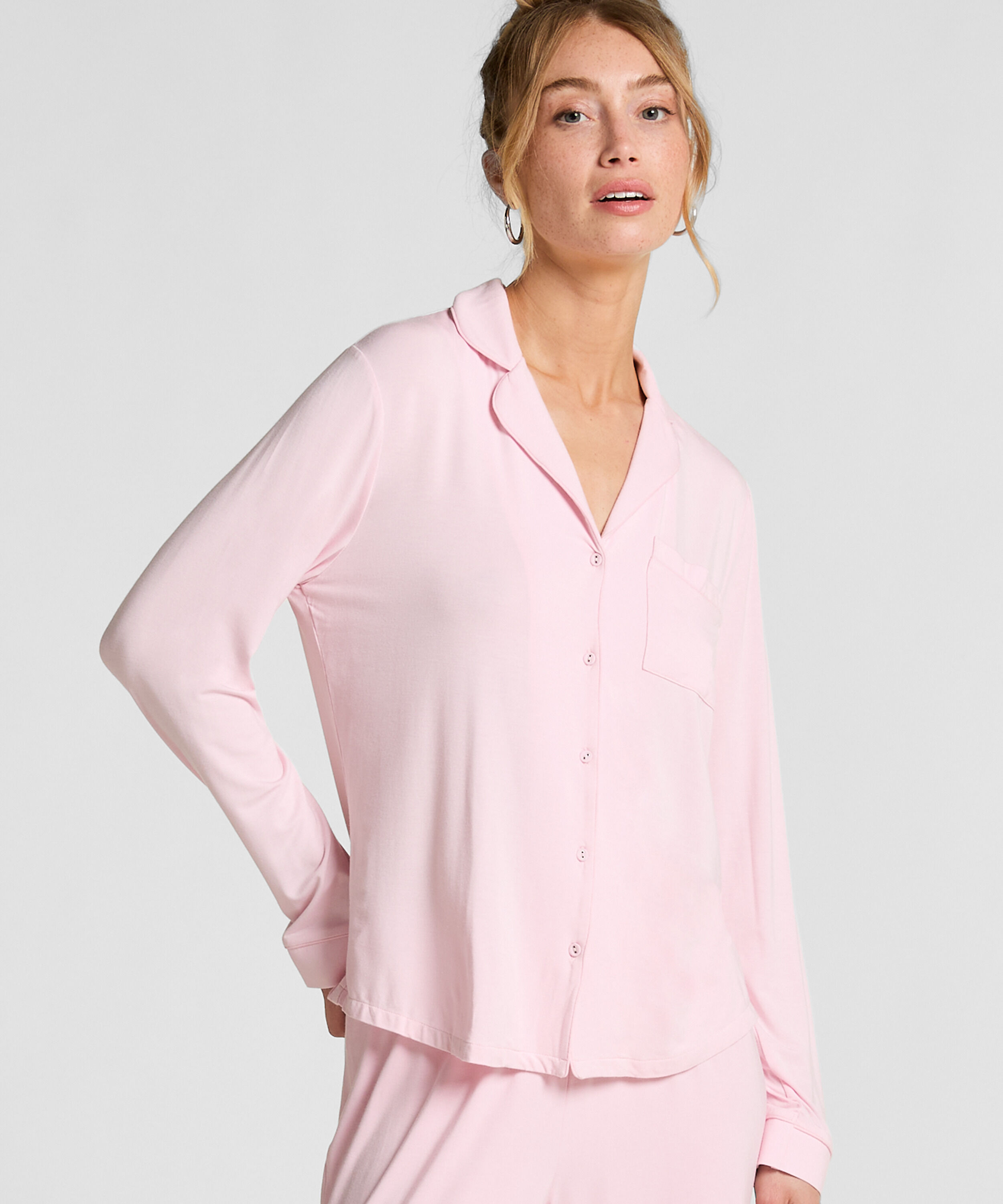Veste à manches longues en jersey Essential, Rose