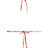 Triangel bikinitop Floral, Roze