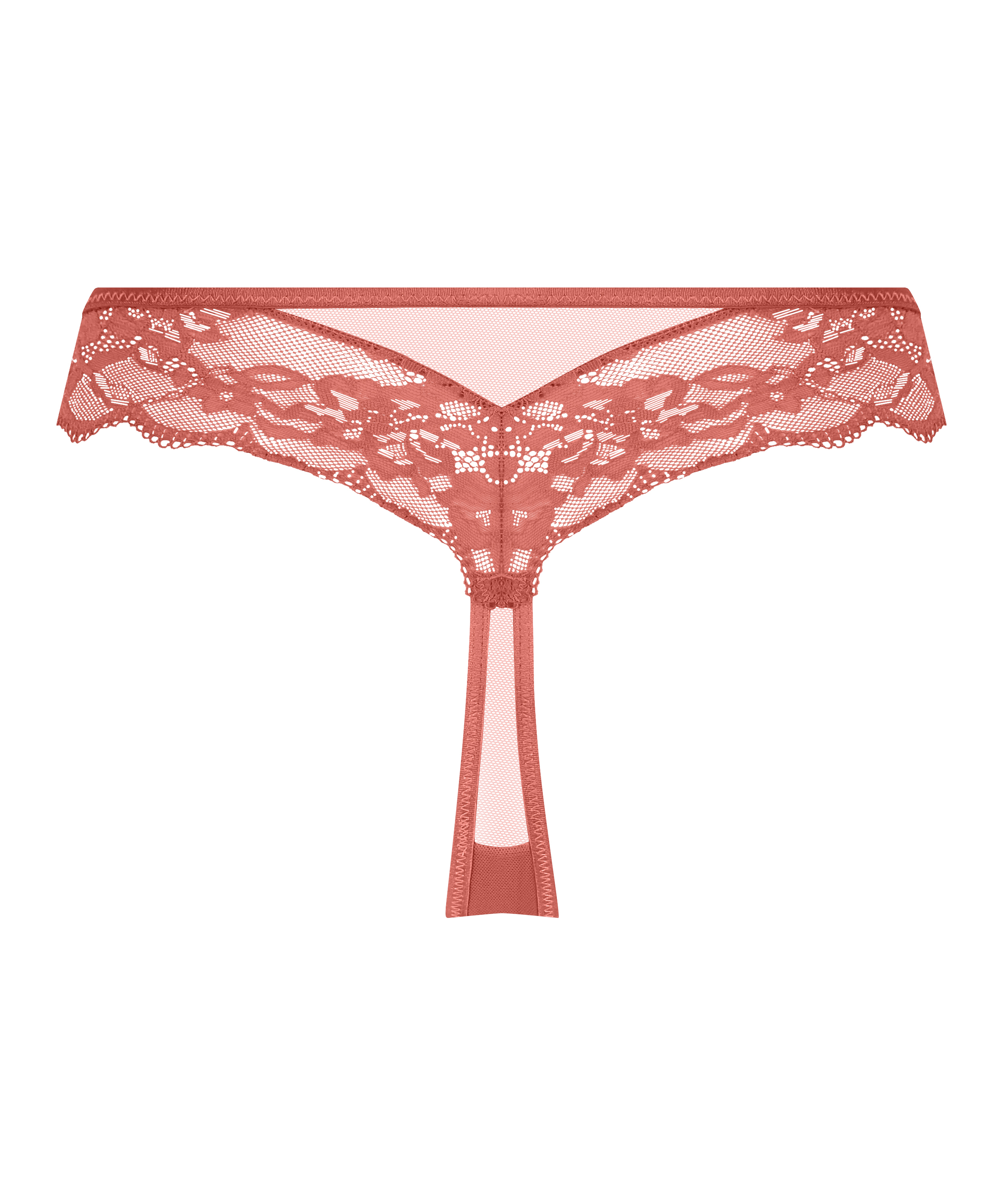 Slip brésilien Lorna, Rouge, main