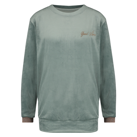 Top Velours Lurex, Vert